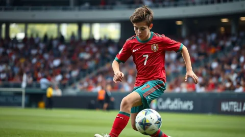 Ronaldo Jr. Sparks European Club Frenzy After Portugal U15 Debut